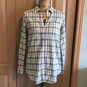 H&M Button Up Plaid Shirt